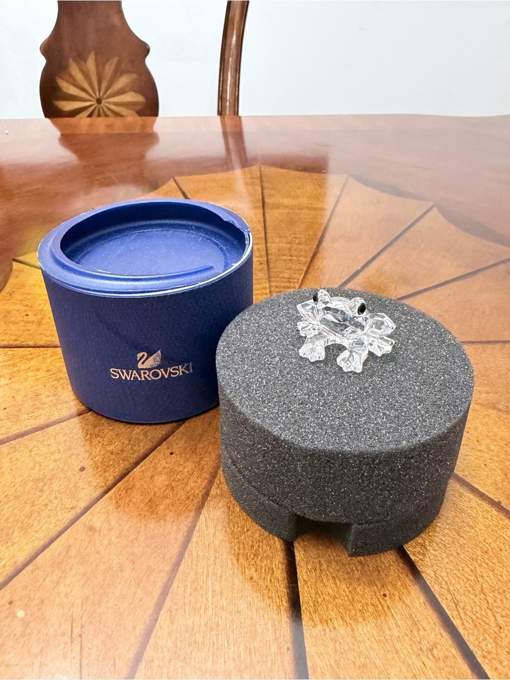 Swarovski Clear Crystal frog